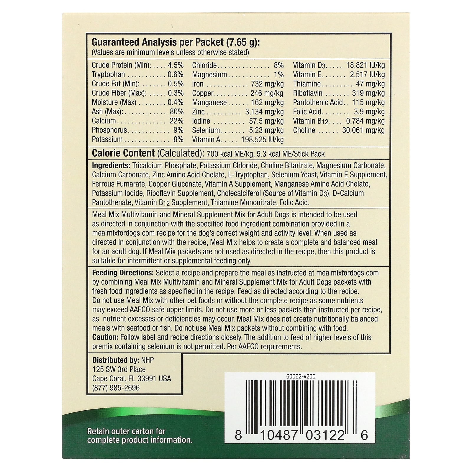 Dr. Mercola, Meal Mix, Multivitamin & Mineral Supplement Mix, For Adult