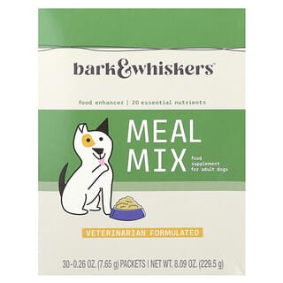 Dr. Mercola, Meal Mix, Nahrungsergänzungsmittel, für ausgewachsene Hunde, 30 Päckchen, je 7,65 g (0,26 oz.).