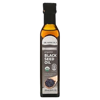 Dr. Mercola, Biodinámico, Aceite de semilla negra orgánica, 250 ml (8,4 oz. Líq.)