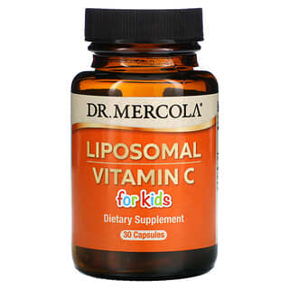 Dr. Mercola, Vitamina C Lipossomal para Crianças, 30 Cápsulas