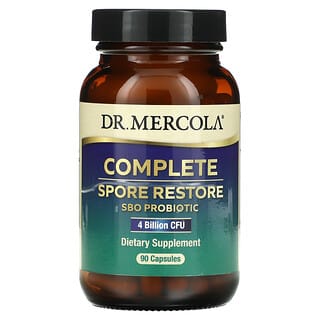 Dr. Mercola, Complete Spore Restore, 4 млрд КОЕ, 90 капсул