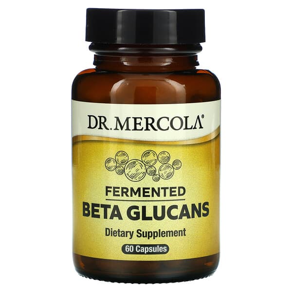 Dr. Mercola, 発酵ベータグルカン、60粒