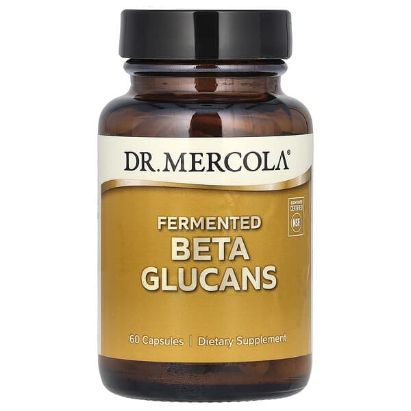 Dr. Mercola Fermented Beta Glucans, 60 Capsules