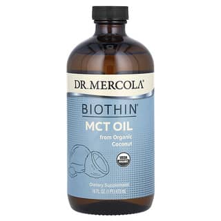 Dr. Mercola, биотин, масло MCT, 473 мл (16 жидк. унций)