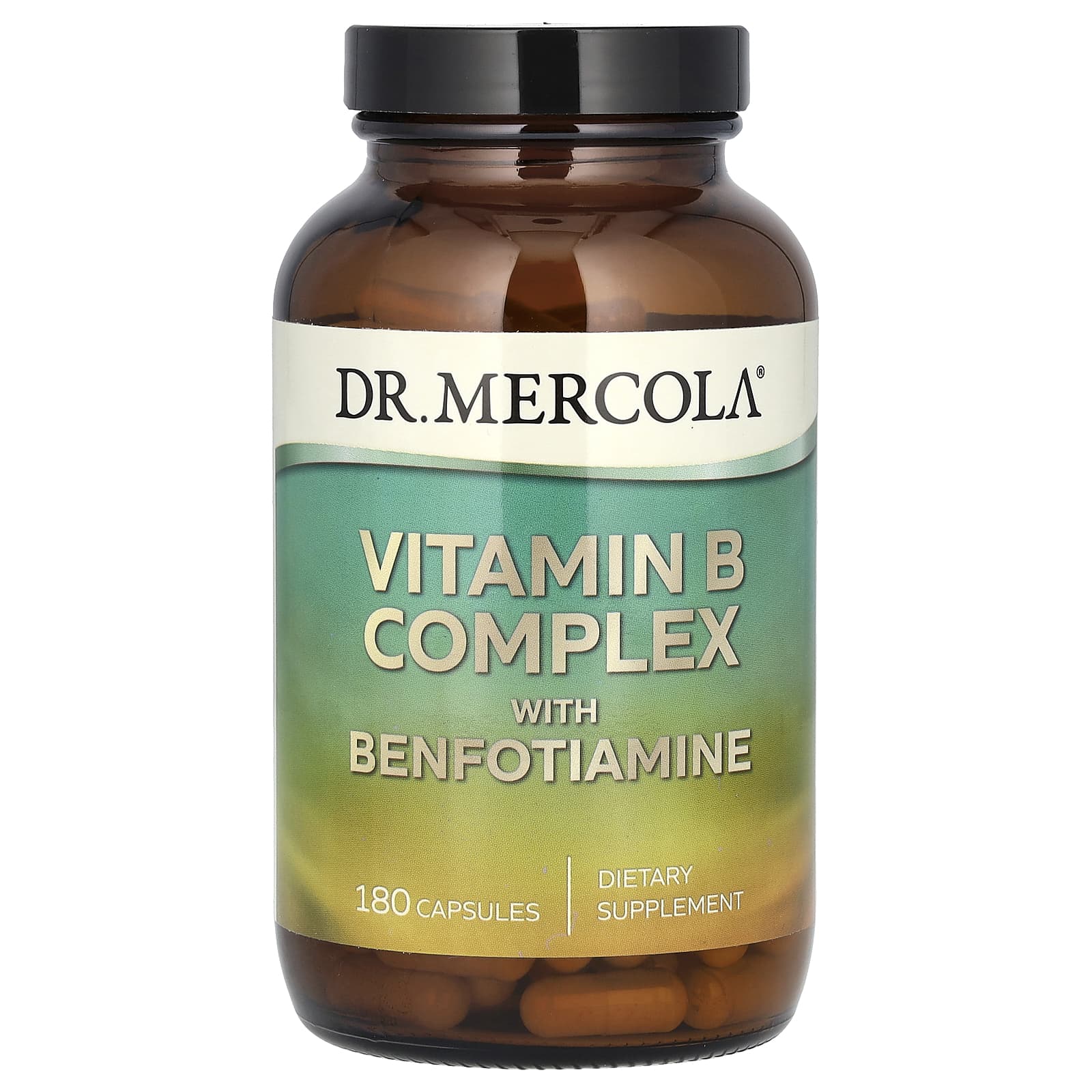 Dr. Mercola, Vitamin B Complex with Benfotiamine, 180 Capsules