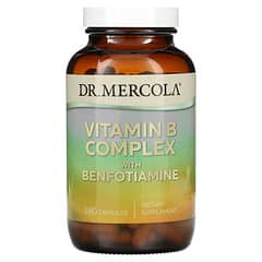 Dr. Mercola, Vitamin B Complex With Benfotiamine, 180 Capsules