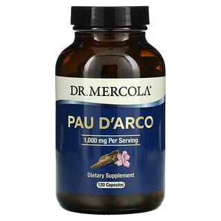 Dr. Mercola, Pau D'Arco, 500 mg, 120 Capsules
