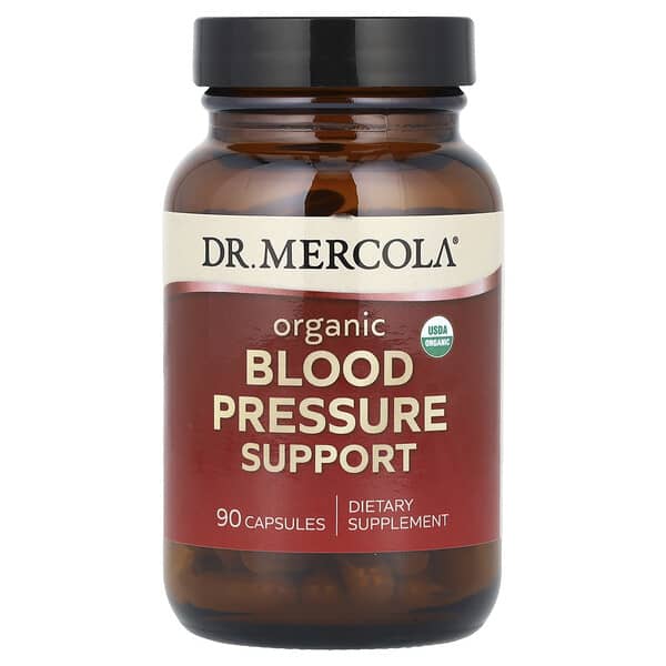 Dr. Mercola Organic Blood Pressure Support, 90 Capsules