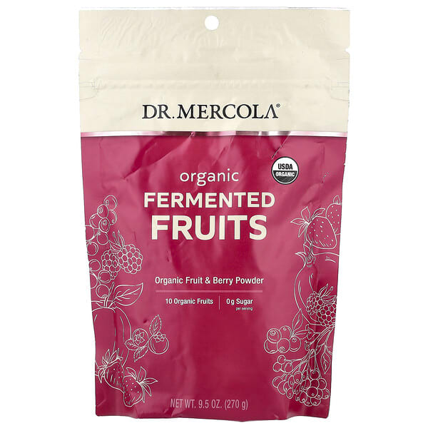 Dr. Mercola, 유기농 발효 과일, 270g(9.5oz)