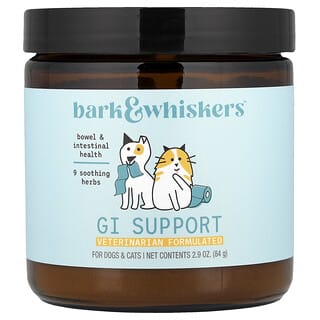 دكتور ميركولا‏, ™ Bark & Whiskers ، دعم الجهاز الهضمي ، للقطط والكلاب ، 2.9 أونصة (84 جم)