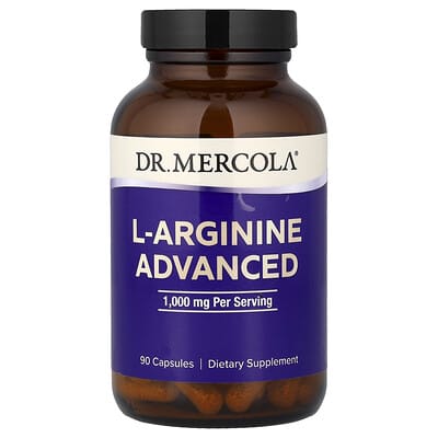 Dr. Mercola, Advanced L-Arginine, 90 Capsules (333 mg per capsule)