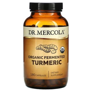 Dr. Mercola, Organic Fermented Turmeric, 180 Capsules