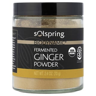 Dr. Mercola, Solspring®, Biodynamic®, Fermentirani đumbir u prahu, 70 g
