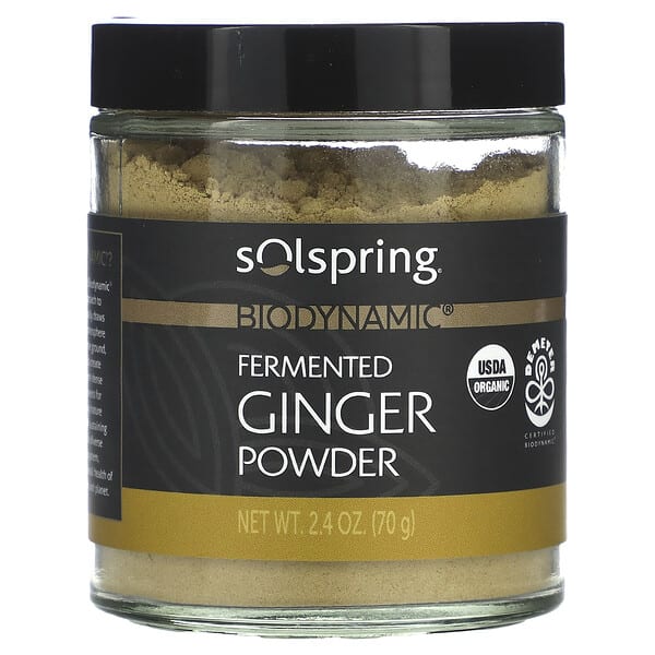 Solspring®, Biodynamic®, Fermented Ginger Powder, 2.4 oz (70 g)