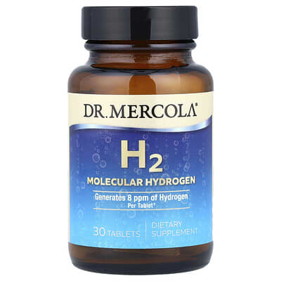 Dr. Mercola, H2 Molecular Hydrogen, 30 Tablets (80 mg per Tablet)