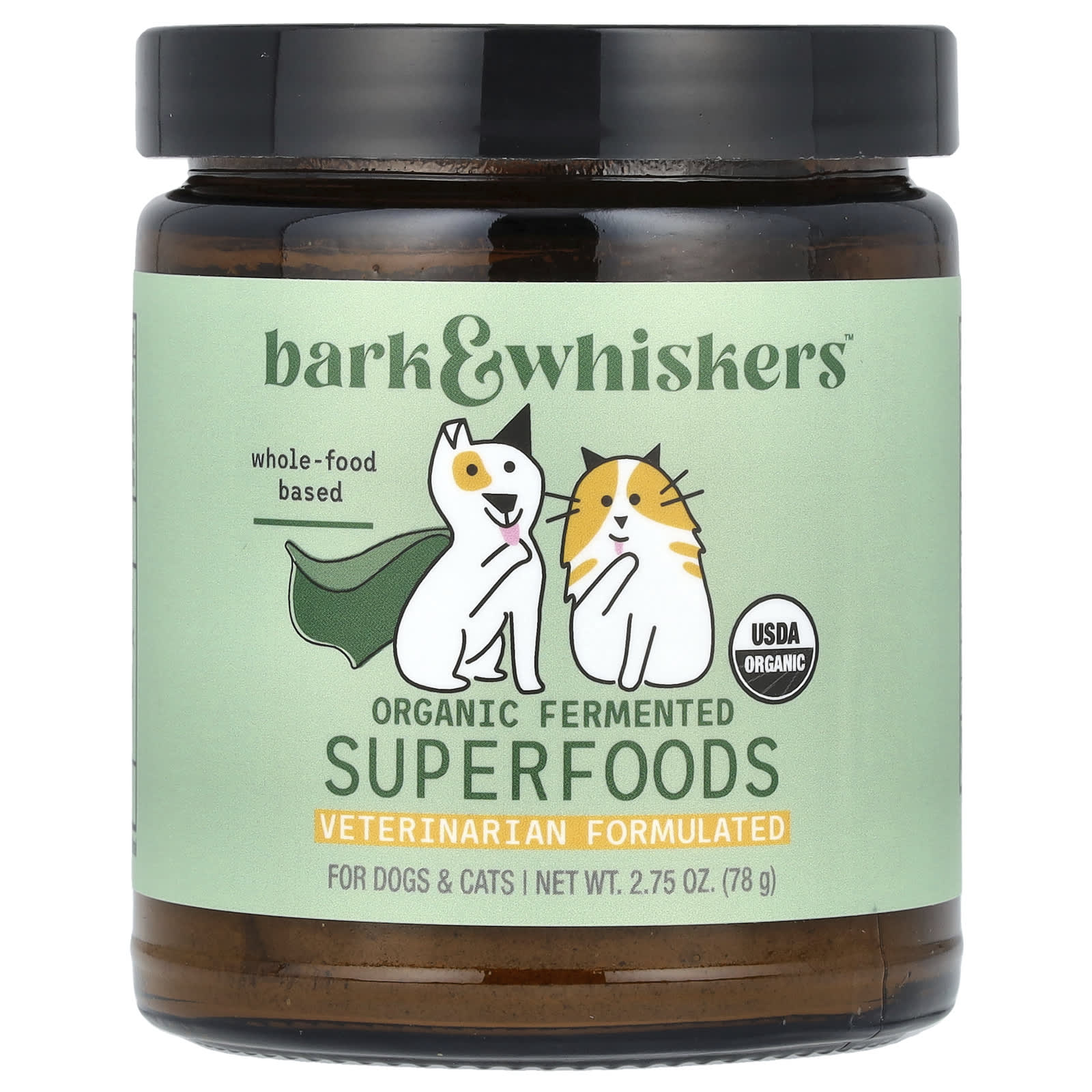 Dr. Mercola, Bark & Whiskers, Organic Fermented Superfoods, For Dogs 