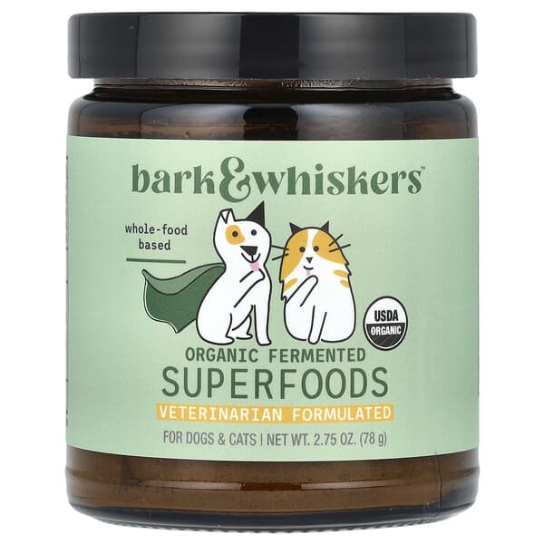 Dr. Mercola, Bark & Whiskers, Organic Fermented SuperFoods, For Dogs