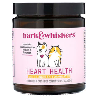 Dr. Mercola, Bark & Whiskers，心臟健康，貓狗專用，3.17 盎司（90 克）