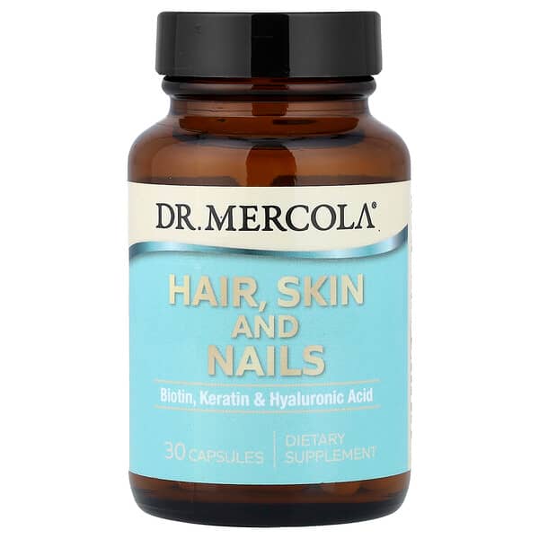 Dr. Mercola, Hair, Skin and Nails, 30 Capsules — product photo 1