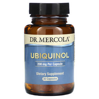 Dr. Mercola, Ubichinolo, 200 mg, 30 capsule