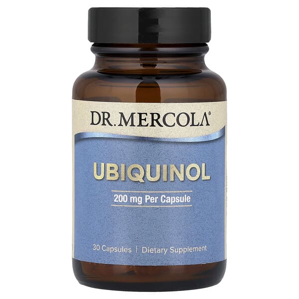 Dr. Mercola, 유비퀴놀, 200mg, 캡슐 30정