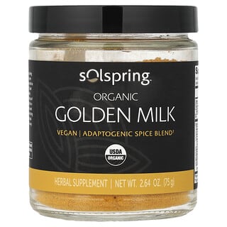 دكتور ميركولا‏, Solspring® ، حليب ذهبي عضوي ، 2.64 أونصة (75 جم)