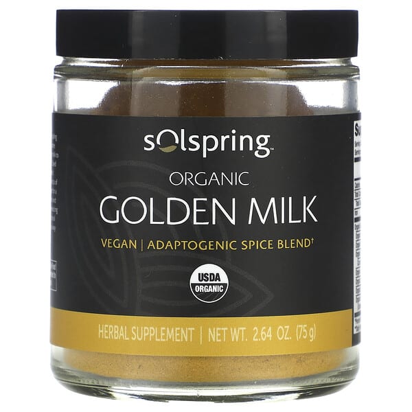 Solspring®, Organic Golden Milk, 2.64 oz (75 g)