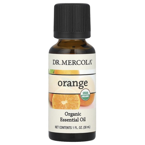 Dr. Mercola, 유기농 에센셜 오일, 오렌지, 30ml(1fl oz)