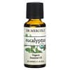 Organic Essential Oil, Eucalyptus, 1 fl oz (30 ml)
