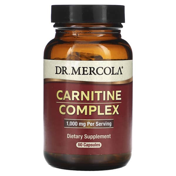 Dr. Mercola, カルニチンコンプレックス、500 mg、60粒