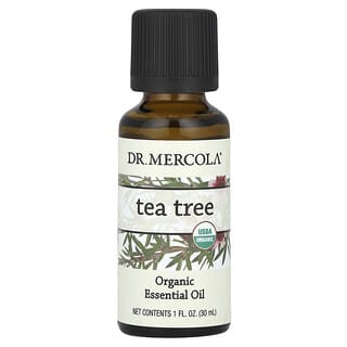 Dr. Mercola, Huile essentielle biologique, Tea tree, 30 ml