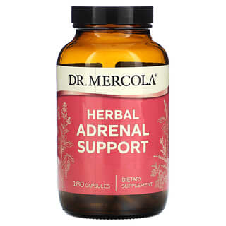 Dr. Mercola, Herbal Adrenal Support, 180 Capsules