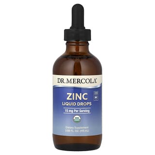 Dr. Mercola, Zinc Liquid Drops, 3.88 fl oz (115 ml)