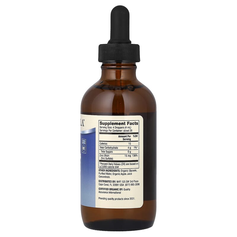 亜鉛、15mg、115ml（3.88液量オンス）