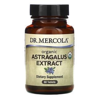 Dr. Mercola, Органический экстракт астрагала, 60 таблеток 
