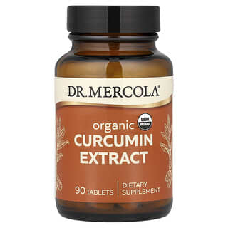 Dr. Mercola, Органический экстракт куркумина, 90 таблеток