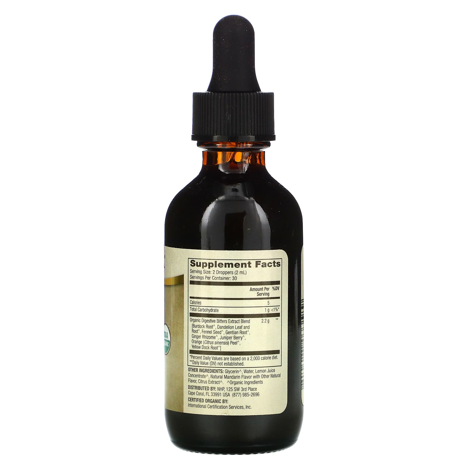 Dr. Mercola, Organic Digestive Bitters with Natural Flavors, 2 fl oz