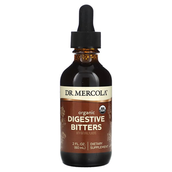Dr. Mercola, Organic Digestive Bitters with Natural Flavors, 2 fl oz