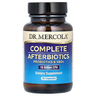 Dr. Mercola, Afterbiotics complet, 18 milliards d'UFC, 30 capsules