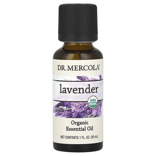 Dr. Mercola, Aceite esencial orgánico, Lavanda, 30 ml (1 oz. Líq.)