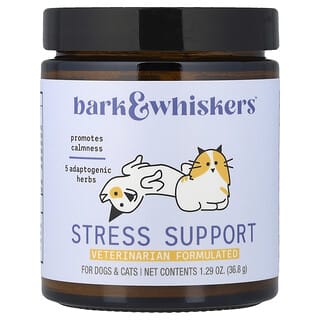 Dr. Mercola, Bark & Whiskers™, добавка для снятия стресса, для собак и кошек, 36,8 г (1,29 унции)