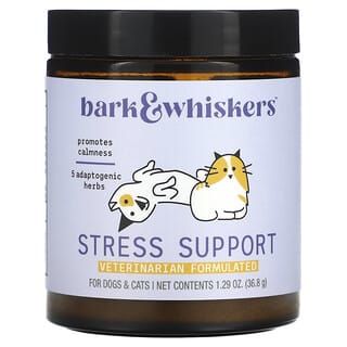 Dr. Mercola, Bark & Whiskers, средство для снятия стресса, для собак и кошек, 36,8 г (1,29 унции)