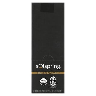 Dr. Mercola, Solspring, Biodynamic, Dark Chocolate Bar, 70% Cocoa, 12 Bars, 1.41 oz (40 g) Each