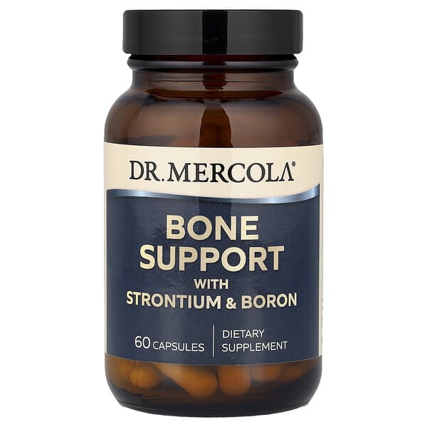 Dr. Mercola Bone Support with Strontium & Boron, 60 Capsules