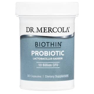 Dr. Mercola, Biothin Probiotique, Lactobacillus gasseri, 10 milliards d'UFC, 30 capsules