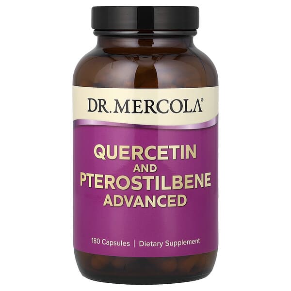 Dr. Mercola, 槲皮素與紫檀芪，高級，180 粒膠囊