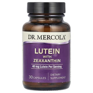 Dr. Mercola, Lutein mit Zeaxanthin, 40 mg, 30 Kapseln