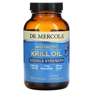 Dr. Mercola, Antaractic Krill Oil, Double Strength, 90 Capsules