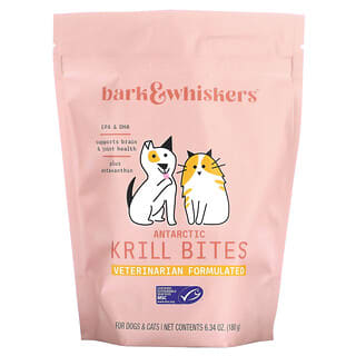 دكتور ميركولا‏, Bark & Whiskers, Antarctic Krill Bites, For Dogs & Cats, 6.34 oz (180 g)