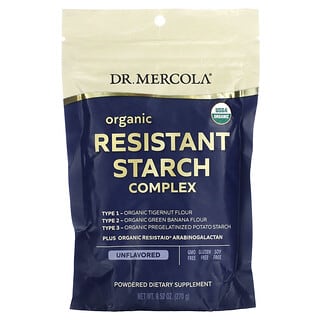Dr. Mercola, 유기농 저항성 전분 복합체, 무맛, 270g(9.52oz)